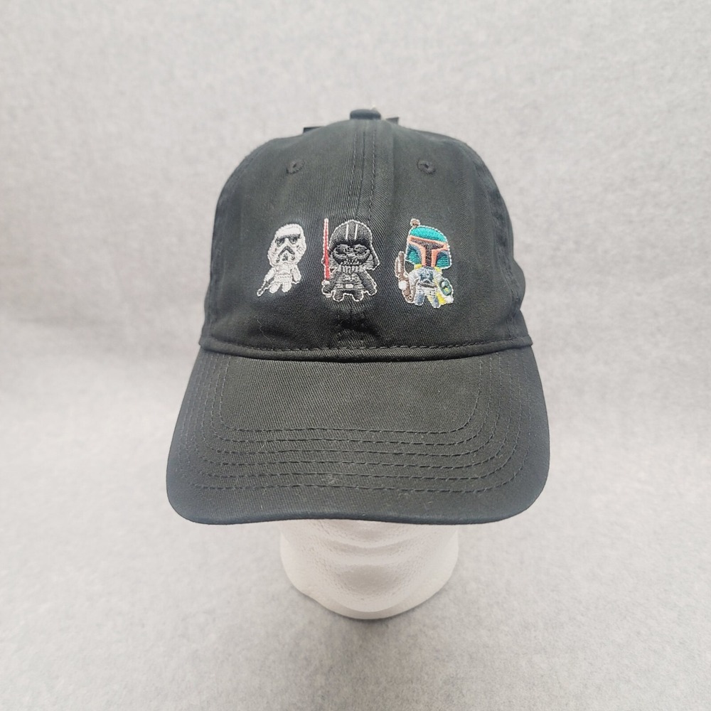 Star Wars Embroidered‎ Hat Cap Mini Figures Black Vader Boba Fett Stormtrooper